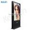 55inch 2500nits fan-cooling floor-standing LCD advertising outdoor kiosk with double screen