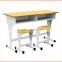 Hot Sale School Furniture Simple Design Standard Size School Desk and Chair