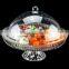 High quality acrylic candy tray with cover and Plastic handel