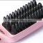 2016 hot sale top selling 2 in 1 best hair brush to straighten hair