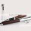 Luxury roller metal ball pen and roller pen set with PU leather gift box