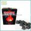 natural hardwood smokeless hookah 2.5cm charcoal lump