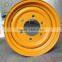 W10x24 steel wheel rim of farm tractor