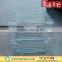 Collapsible foldable galvanized wire basket