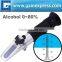 New Refractometer Design for Alcohol Liquor Content 0-80% w/ ATC Testing