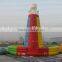 Children playing inflatable bouncing castle