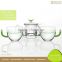 Pyrex Glass Factory Newest Microwavable Thermo Heat Chinese Tea Set