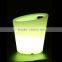 plastic RGB light ice bucket-for 5 or 6 bottles