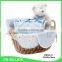 Natural decoration wicker kids colorful baskets