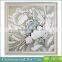 Home Decor Handmade Art Modern Canvas White Flower Oil Painting