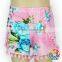 Wholesale Girls And Womens Pom Pom Shorts summer Fashion floral print shorts