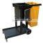 Plastic Janitor Cart Service Cart with Bag