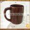 Wholesale quality houseware high-capacity wooden mugs/ wood mug for beer/milk/coffee