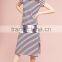 stripe casual T shirt dress hot sale summer beach woman dress