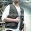 worested cotton and polyester hawking fishing hunting vest with multipockets