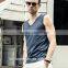 2016 Cheap Wholesale 100% Cotton Sports Vest Men
