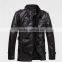 MSW0024 MSW0024 New men`s PU leather jacket in the long section of high-end men's coats