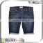 Mens Denim Acid Washed Distressed Blank Denim Shorts Jeans