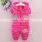 Europe style latest cute children girl cloth suit children winter baby clothes