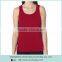 Ladies 100% polyester racerback tank top,custom stringer tank top with you logo