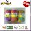 Mixed Color Good Quality Silk Cotton Polyester Blend Hand Knitting Yarn Manufacturer