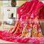 Best sell new design flannel fleece blanket 100 polyester flannel throw,raschal bedding set
