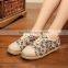 abstract women homemade linen sandals comfortable fisherman shoe folk slippers/Chinese ethnic flavor casual linen shoes