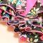 Wholesale newborn baby cotton clothes baby ruffle bloomers with headband