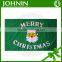fashionable and charming festival decoration for christmas polyester flag