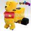 Inflatable playground Fence including zippy animal toy rides For shopping mall