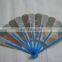Made in China Advertising Print pp plastic seven foldable hand fan for Promotional
