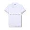 Factory Wholesale Sublimation Sports Blank White Polo T-shirt for Men
