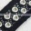 Wholesale Hot selling crochet trim with metal eyelet tape