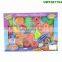 Kids Pretend Play Grocery Shopping Play Toy Food Set, Fruit and Vegetable with Shopping Basket