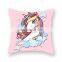 Soft custom  Animal Unicorn Decorative Pillow Case Cover