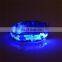 Eco-friendly adjustable safety light flashing camouflage usb dog collar led