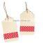 custom clothing & jeans paper hang tag string for gament