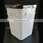 transparent plastic square bucket food grade with handle and lid