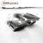 CLA class W118 sport rear diffuser and muffler tips for  W118 cla45 car rear bumper lip spoiler diffuser exhaust tips tailpipe
