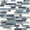 8mm thickness hotel project mixed material mosaic tile mosaic pins glass mosaic