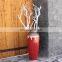 modern red tall floor ceramic vase for home decor,hotel