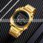 Luxury Skmei 1726 Digital Chronograph Stainless Steel Waterproof Countdown Watches Men Wrist