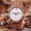 Top Brand Wholesale Wooden Watch Stainless Steel with Wood Luxury Wristwatch Low MOQ Stock Watch