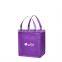 Promotional high quality customized logo reusable shopping tote bags blanks non woven fabric bag with print logo