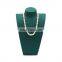 Factory wholesale custom dark green jewelry display necklace stand