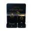 High quality luxury design dark black custom travel jewelry box PU gift box ring box