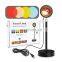 RGB Mini Table Rainbow Usb Led Sunset Red Lamp Sun Projection Sunset Desk Projector Led light Decoration Rainbow Projection Lamp