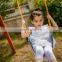 Rubber Belt Swing Seat with Triangle Attachment Ring and PE Rope