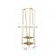 Fashion multi tier retail cloth display rack for clothes shop fittings and display