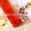 300ml clear beverage drinking bottles with screw cap